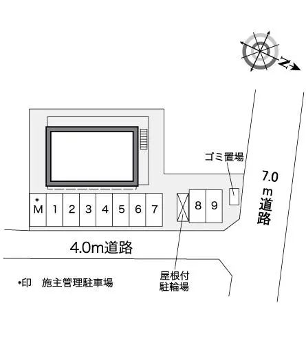 倉敷市連島中央３丁目 月極駐車場